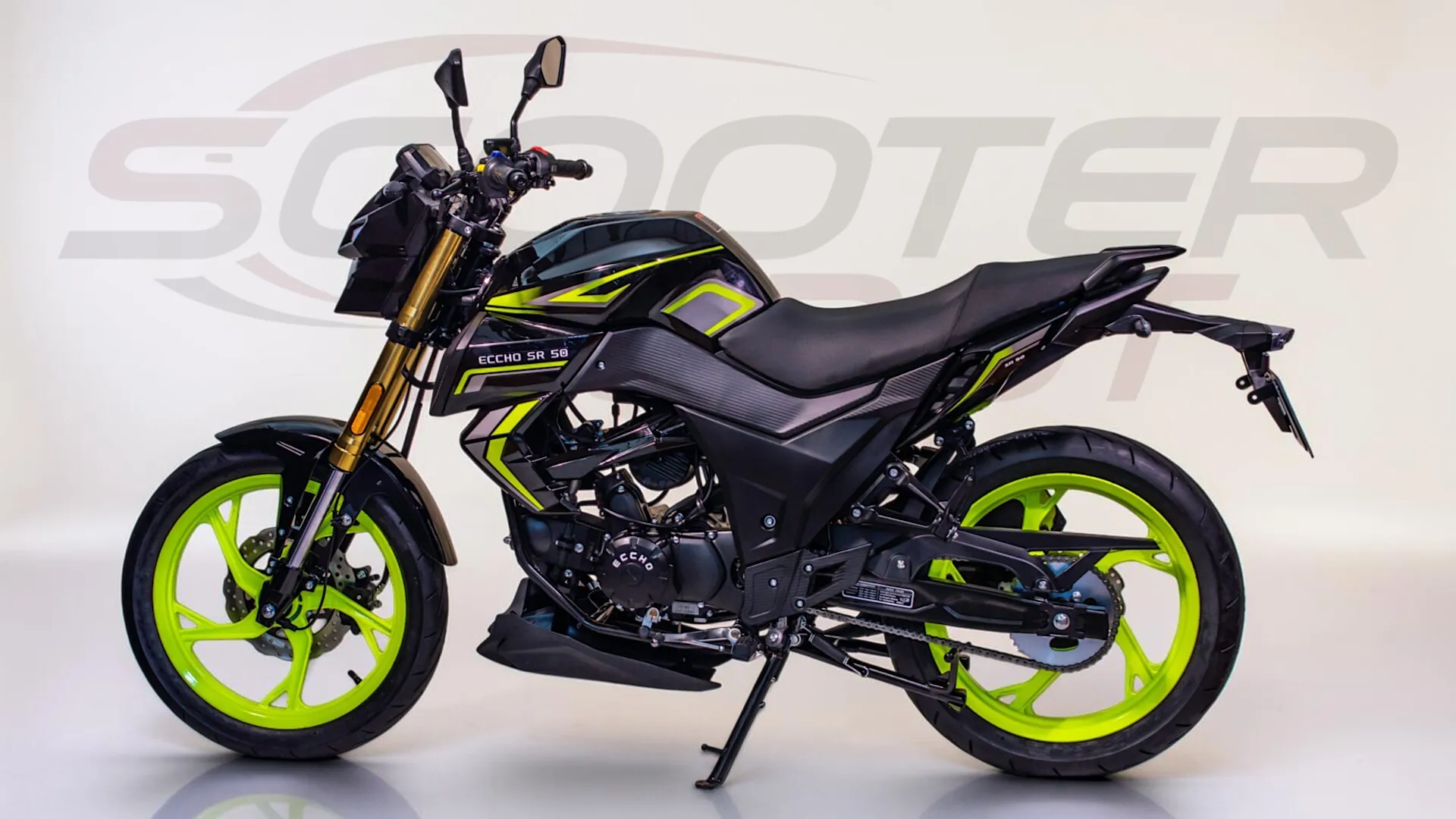 ECCHO SR 50 STING 2027 – Moto 50 à boîte, roadster Full LED 